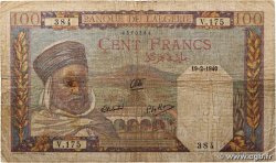 100 Francs ALGERIA  1940 P.085