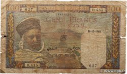 100 Francs ALGERIA  1940 P.085