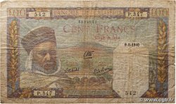 100 Francs ALGERIA  1940 P.085