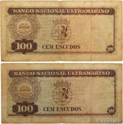 100 Escudos Lot TIMOR  1959 P.24a  SGE