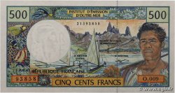 500 Francs FRENCH PACIFIC TERRITORIES  1992 P.01d  UNC-