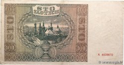 100 Zlotych POLOGNE  1941 p.103 TB+