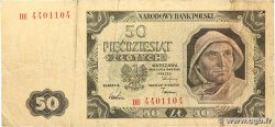 50 Zlotych POLAND  1948 P.138 VG