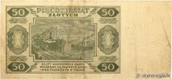 50 Zlotych POLEN  1948 P.138 fS