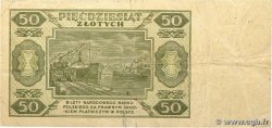 50 Zlotych POLOGNE  1948 P.138 TB