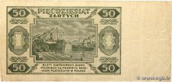 50 Zlotych POLAND  1948 P.138 VG