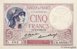 5 Francs FEMME CASQUÉE FRANCIA  1931 F.03.15 SPL+