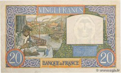 20 Francs TRAVAIL ET SCIENCE FRANCE  1941 F.12.15 VF+