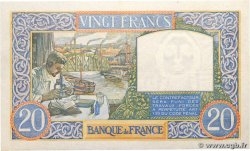 20 Francs TRAVAIL ET SCIENCE FRANCE  1941 F.12.14 TTB