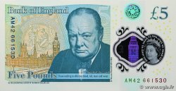 5 Pounds ENGLAND  2015 P.394 UNC