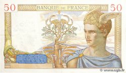 50 Francs CÉRÈS modifié FRANCE  1939 F.18.22 TTB