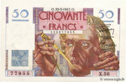 50 Francs LE VERRIER FRANCE  1947 F.20.07 AU