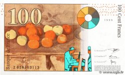 100 Francs CÉZANNE FRANCE  1998 F.74.02 UNC-