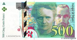 500 Francs PIERRE ET MARIE CURIE FRANCE  1995 F.76.02