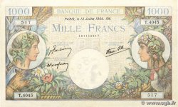 1000 Francs COMMERCE ET INDUSTRIE FRANCE  1944 F.39.11