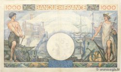 1000 Francs COMMERCE ET INDUSTRIE FRANCE  1944 F.39.11 XF-