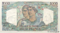 1000 Francs MINERVE ET HERCULE FRANCE  1950 F.41.33