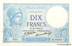 10 Francs MINERVE FRANCE  1932 F.06.16