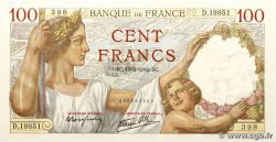 100 Francs SULLY FRANCE  1941 F.26.48