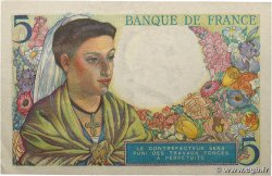 5 Francs BERGER FRANCE  1943 F.05.01 SUP