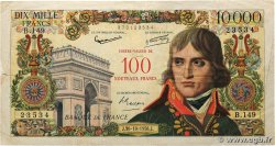 100 NF sur 10000 Francs BONAPARTE FRANCE 1958 F.55.01