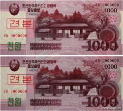 1000 Won Spécimen NORTH KOREA  2008 P.64s UNC