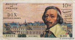 10 Nouveaux Francs RICHELIEU FRANCE  1962 F.57.17