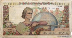 10000 Francs GÉNIE FRANÇAIS FRANCE  1951 F.50.49