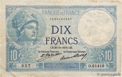 10 Francs MINERVE FRANKREICH  1931 F.06.15 fS