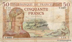 50 Francs CÉRÈS FRANCE  1936 F.17.26