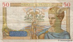 50 Francs CÉRÈS modifié FRANCE  1937 F.18.04 pr.TB