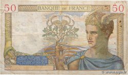 50 Francs CÉRÈS modifié FRANKREICH  1940 F.18.37 fS