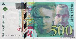 500 Francs PIERRE ET MARIE CURIE FRANCE  1998 F.76.04