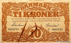 10 Kroner DÄNEMARK  1939 P.031e fSS