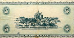 5 Kroner DENMARK  1955 P.042i F+