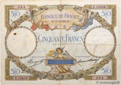 50 Francs LUC OLIVIER MERSON type modifié FRANCE  1933 F.16.04