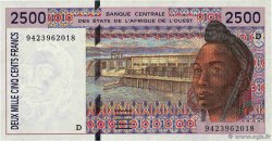 2500 Francs WEST AFRICAN STATES  1994 P.412Dc