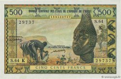 500 Francs WEST AFRICAN STATES  1974 P.702Km XF