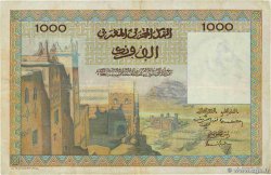 1000 Francs MAROC  1956 P.47 TB