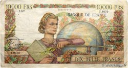 10000 Francs GÉNIE FRANÇAIS FRANKREICH  1955 F.50.76 S