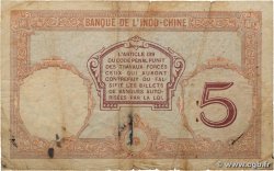 5 Francs TAHITI  1930 P.11c VG