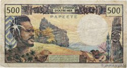 500 Francs TAHITI  1982 P.25b2 F