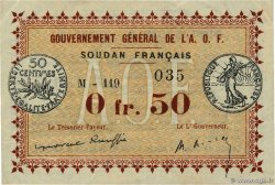 0,50 Franc SUDáN  1917 P.A1b MBC+