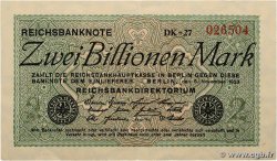 2 Billions Mark ALLEMAGNE  1923 P.135a pr.SUP
