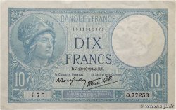 10 Francs MINERVE modifié FRANCE  1940 F.07.16