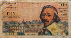 10 Nouveaux Francs RICHELIEU FRANCE  1961 F.57.14