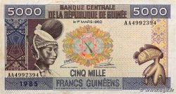 5000 Francs Guinéens GUINEA  1985 P.33a