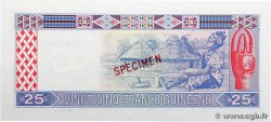 25 Francs Guinéens Spécimen GUINEA  1985 P.28s UNC