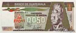 50 Centavos de Quetzal GUATEMALA  1989 P.065