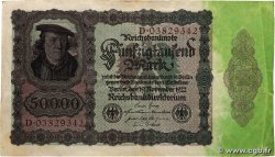 50000 Mark GERMANY  1922 P.080